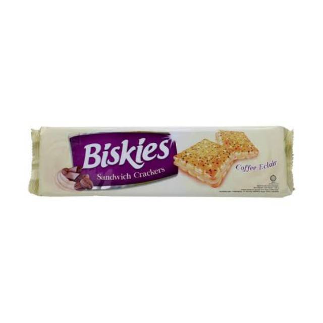 BISKIES SANDWICH CRACKERS 108 Gram ALL VARIAN PEANUT BUTTER, VANILLA, CHEESE, COFFE ECLAIR, BUBBLE