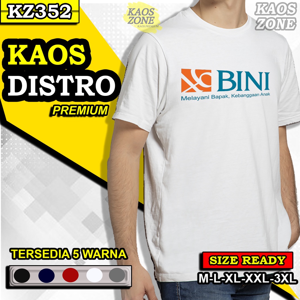 KAOS BAJU T SHIRT DISTRO PRIA COWOK COWO LAKI PLESETAN LUCU BINI BNI ORIGINAL ORI KEREN KZ352