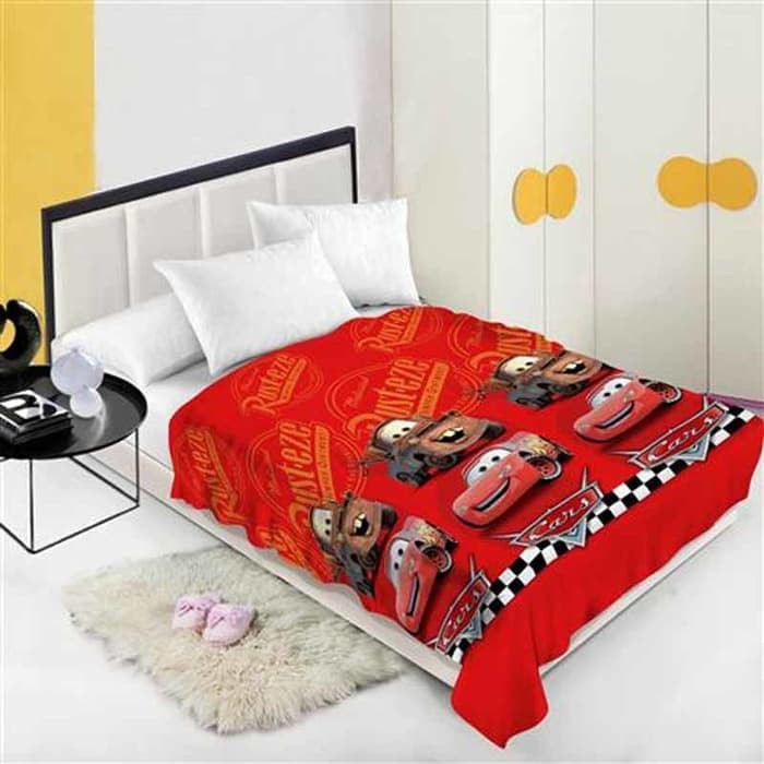 Cuci Gudang Selimut Anak Motif Cars (150x 200) / Selimut Bulu Halus