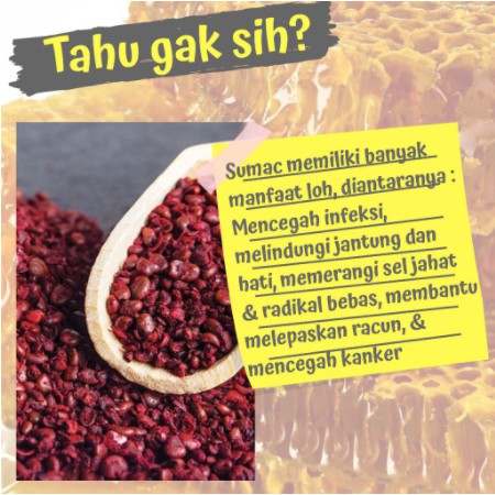 Madu Sumac Madu Daya Tahan Tubuh Meningkatkan Imun Penangkal Virus