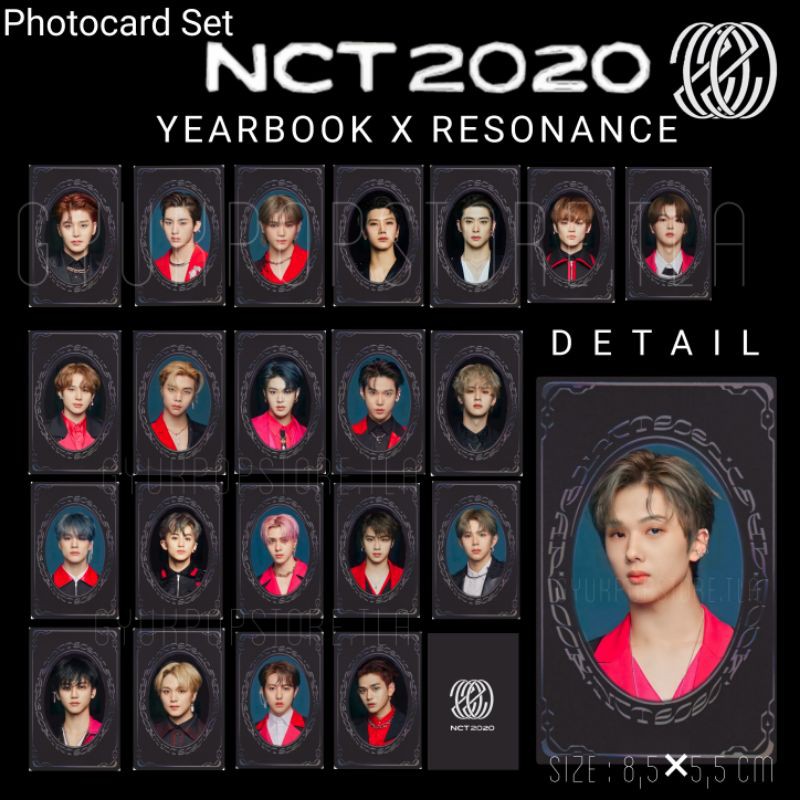 Photocard Yearbook NCT 2020 × Resonance PC NCT