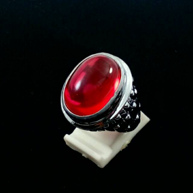 Cincin batu merah siam bangkok super grade A