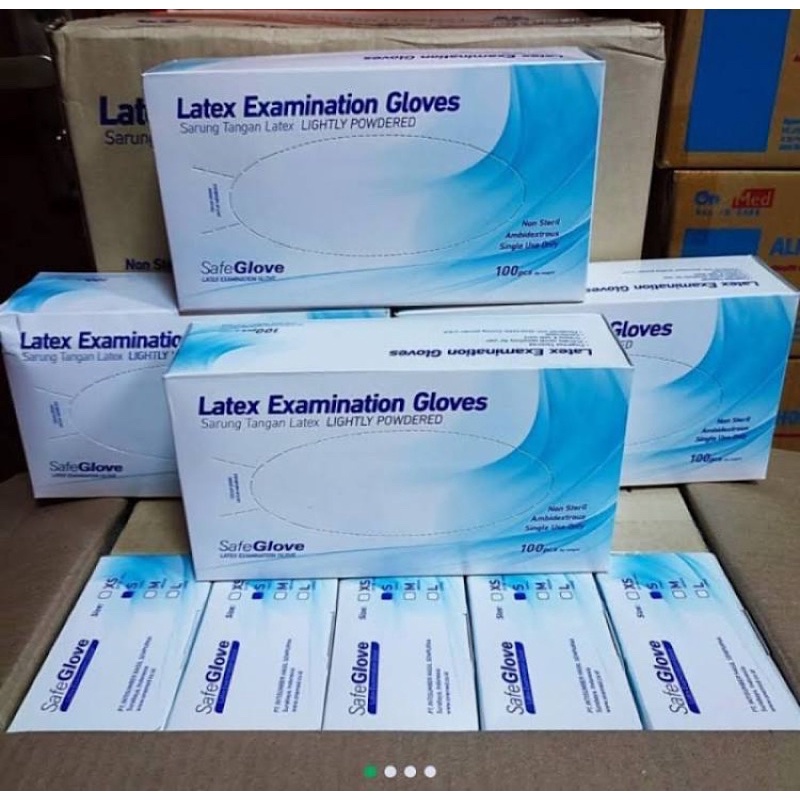 HANDSCOON LATEX PER KARTON ISI 10 BOX