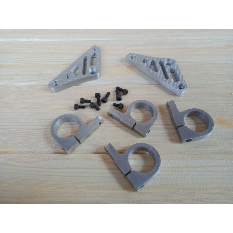 Braket kupingan pangkon lampu pesek cincin model cnc super pesek GL MEGAPRO