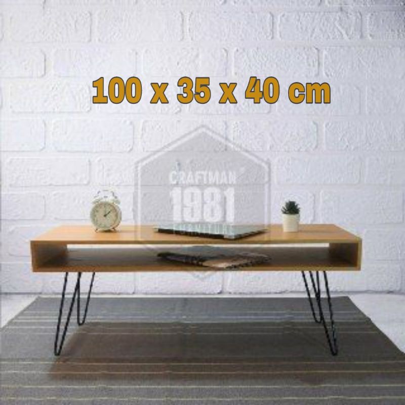 NAKAS 100x 35x40cm MEJA TAMU KECIL MINIMALIS FURNITURE MODERN TERBARU CORNER SIDE TABLE