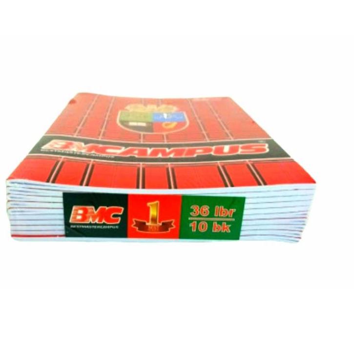 

ヹ Buku Tulis BM CAMPUS Boxy 36 Lembar ( 10 Buku ) NEW PRODUCT 3878 ◈