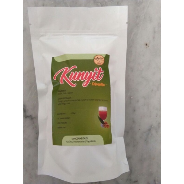 

Kunyit TANPA asam minuman instan