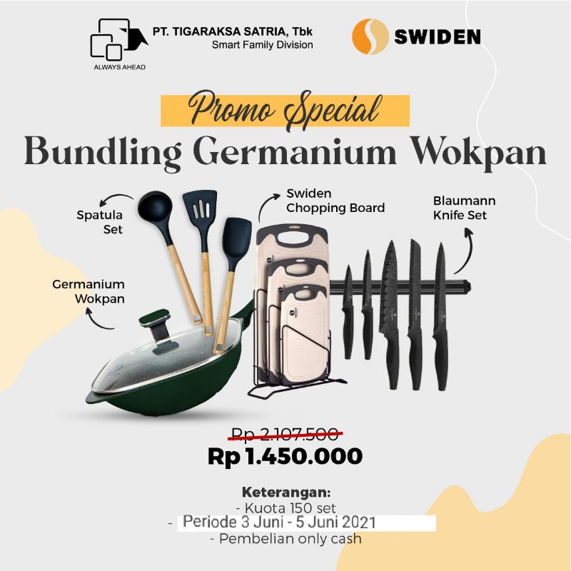 Bundling germanium wokpan