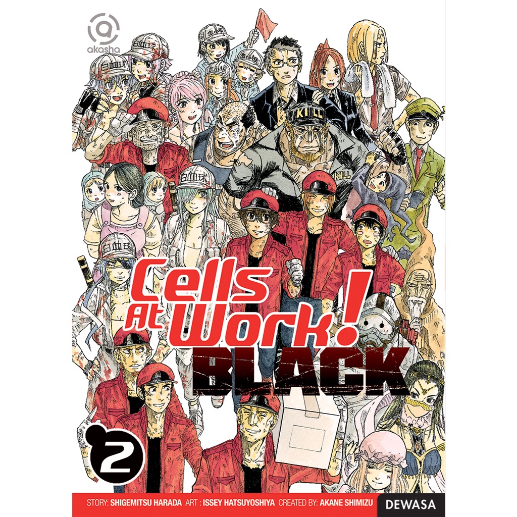 Gramedia Bali - AKASHA : Cells at Work! Black 02