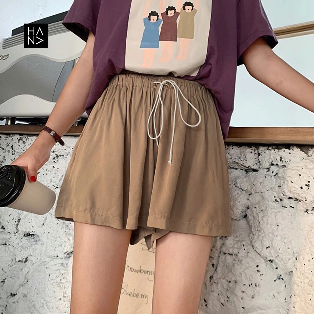 HanaFashion JKT - ChaYoung Short Pants / Celana Pendek Wanita Bahan Rayon - SP024