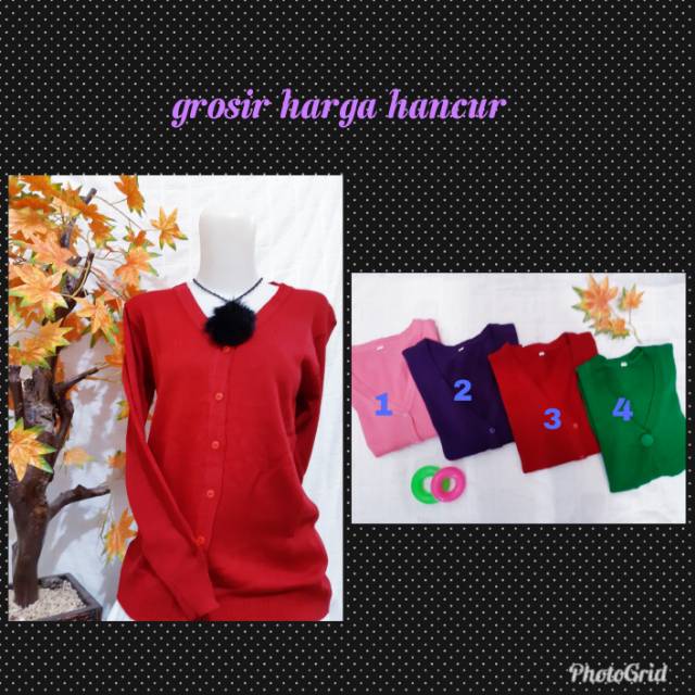 baju wanita/jaket/switer rajut trend masa kini