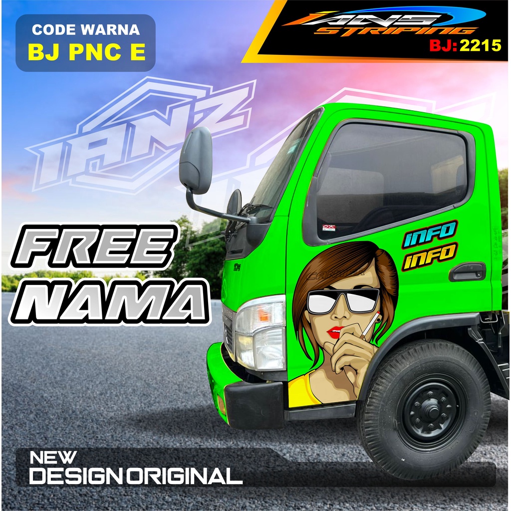 STIKER PINTU TRUK FUSO RAGASA / DECAL PINTU DUMTRUK  / STIKER MOBIL TRUK / STIKER PINTU TRUK KEREN