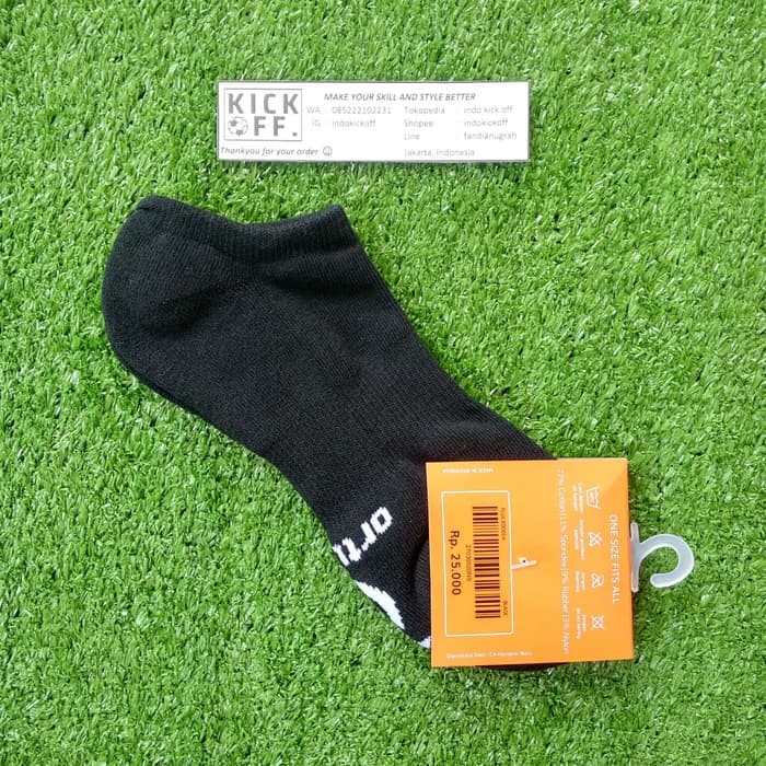 KAOS KAKI SEKOLAH/ KAOS KAKI OLAHRAGA ORTUSEIGHT FLUX SOCKS A - BLACK