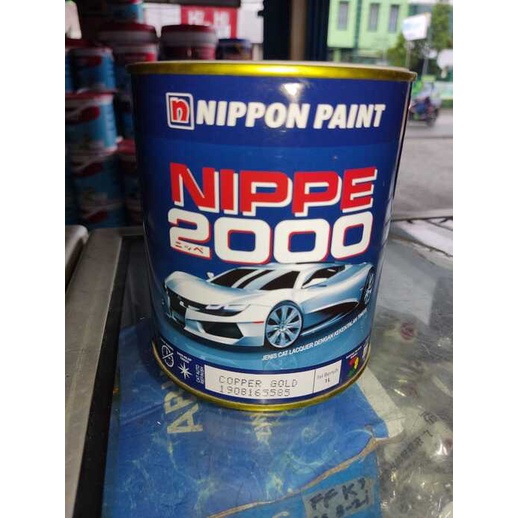 Cat Nippe 2000 Nippon Paint 1 Liter Cooper Gold | CAT KENDARAAN, MESIN, BESI, KAYU