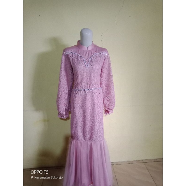 gamis duyung/ gaun bridesmaid/ dress pesta /duyung moderen