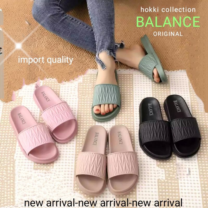 Sandal Karet jelly Balance Import Premium Murah