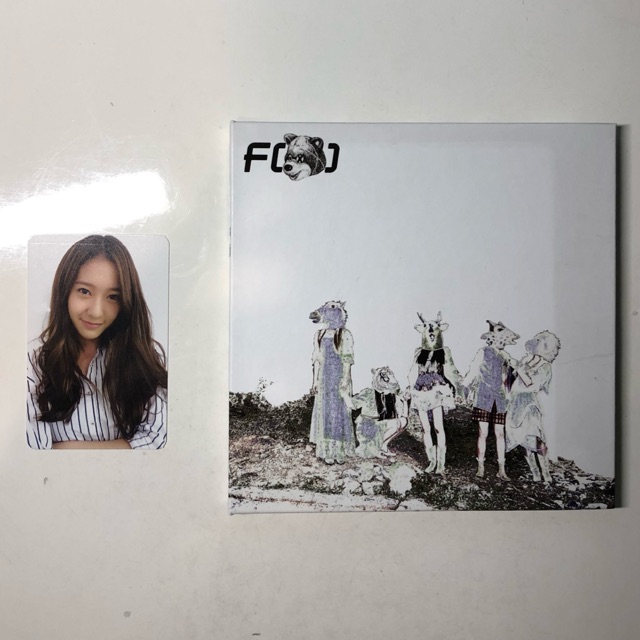 FX Electric Shock 2nd Mini Album with Krystal F(x) Photocard