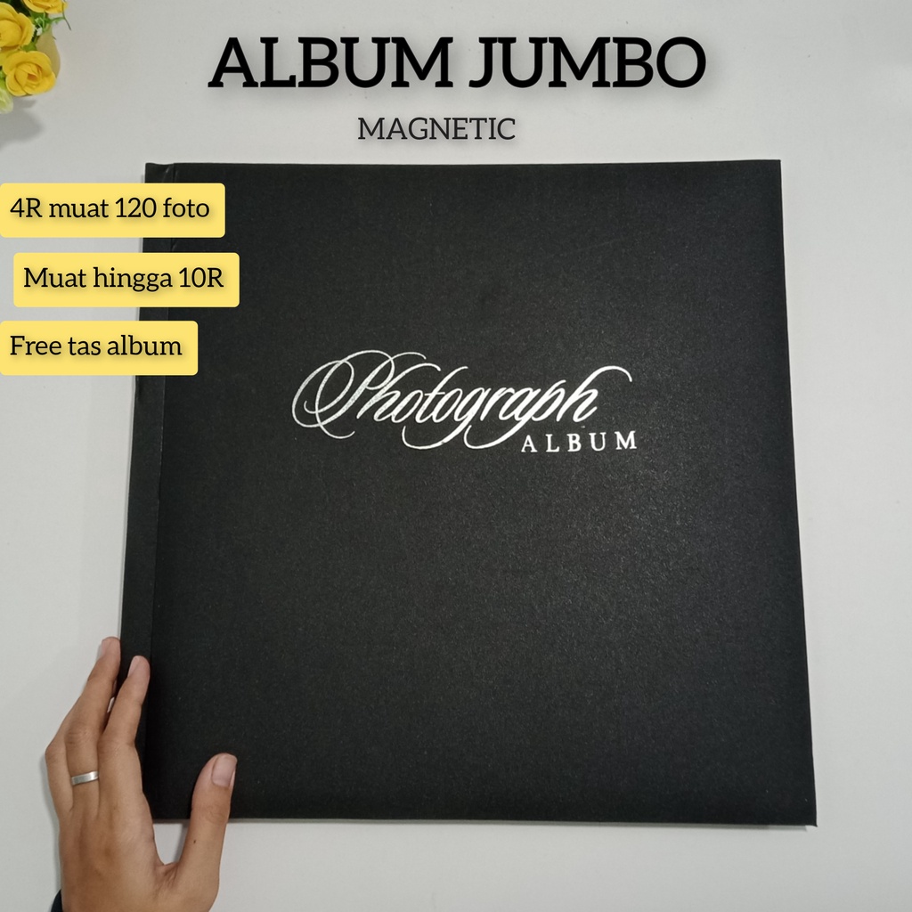 [JUMBO] ALBUM FOTO JUMBO SIZE BLACKSHEET ELEGANT