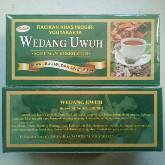 

Wedang Uwuh Celup Original isi 20 sachet. Gratis Ongkir.