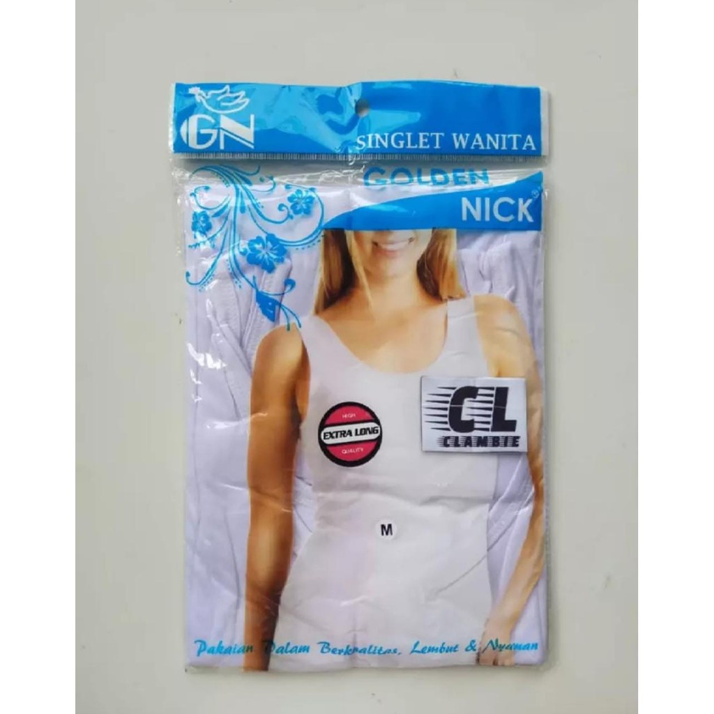 SINGLET GOLDEN NICK - Kaos Dalam Wanita Dewasa