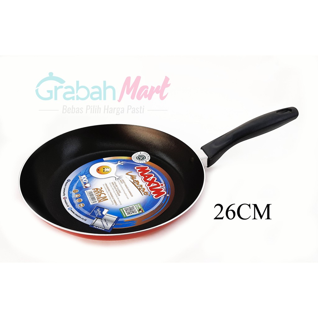 MAXIM VALENTINO FRYPAN 26CM TEFLON ANTI LENGKET