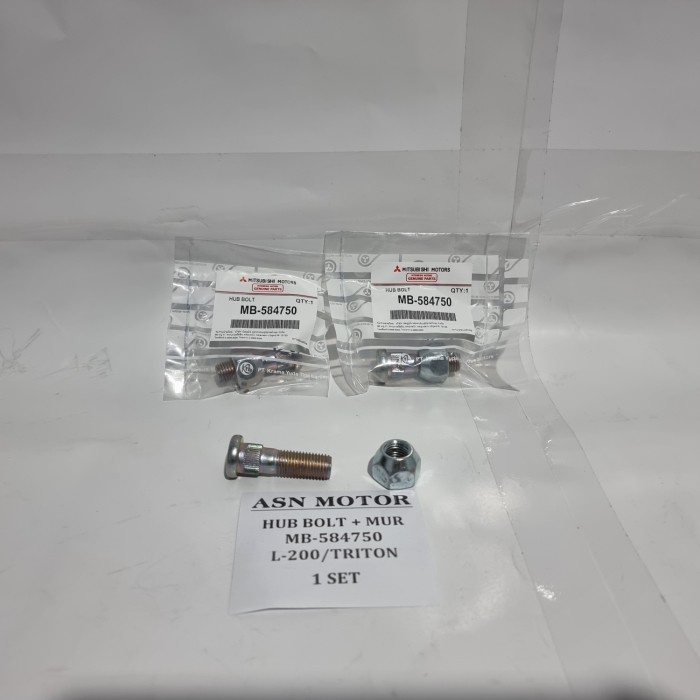 HUB BOLT + NUT BAUT RODA +, MURKHUSUS BUAT MOBIL TRITON ATAU L200