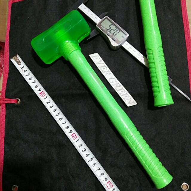 PALU KARET NYLON POLYURETHANE NILON RUBBER HAMMER MARTIL Treker Bearing Stang Mata Kunci Sok T cvt