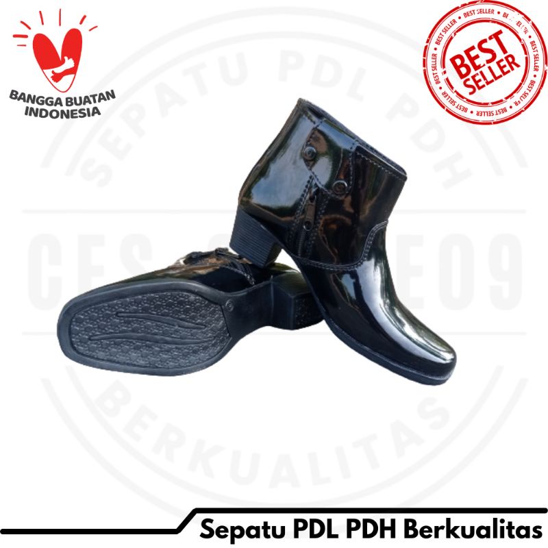 Sepatu PDH SUS/Wanita Polwan/Tni/Secwan