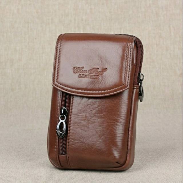 Dompet Hp Cheershoul Kulit Sapi Asli Tas Selempang Mini 3230