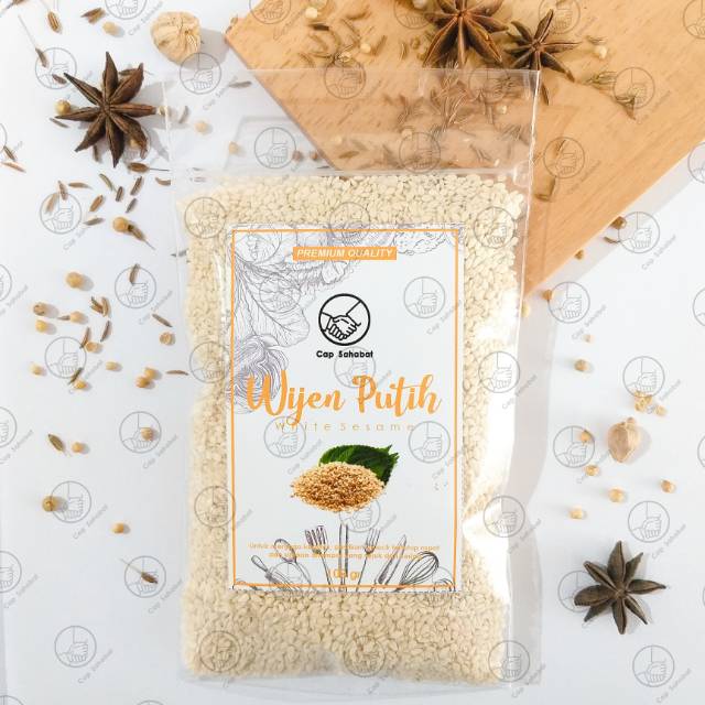 100gr Wijen Putih / White Sesame  / Rempah / JSR 100% PREMIUM QUALITY