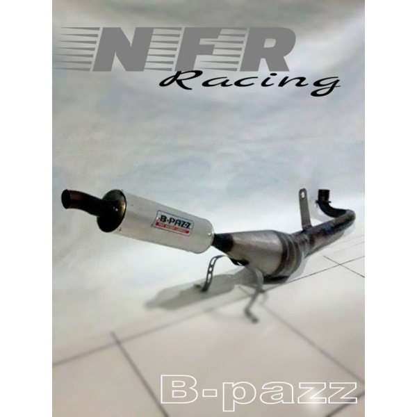 Knalpot Racing B-pazz Tornado Rc100 Alfa Fiz R Sigma Satria Hiu 2 tak