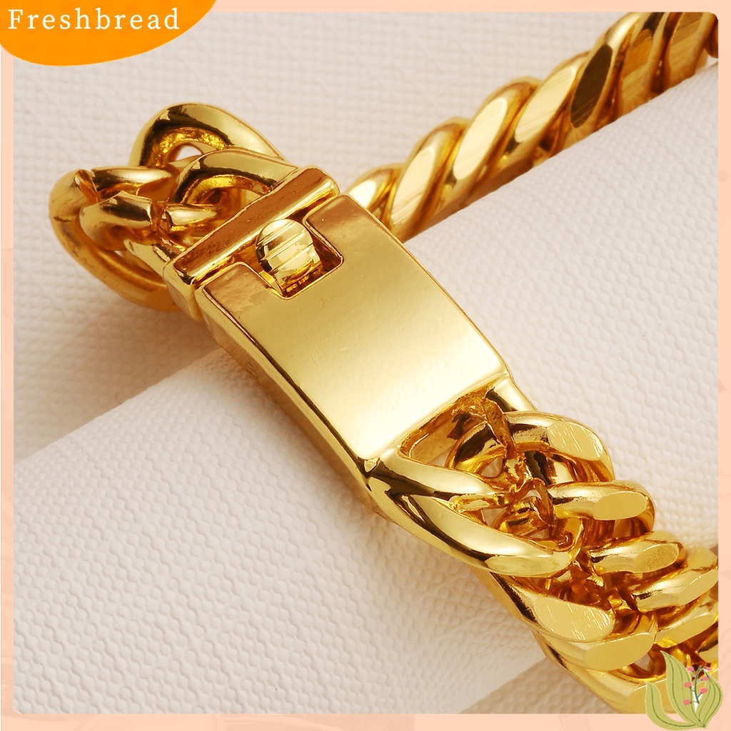 Terlaris Fashion Simple Golden Chain Bracelet Bangle Jewelry Accessory Birthday Gift