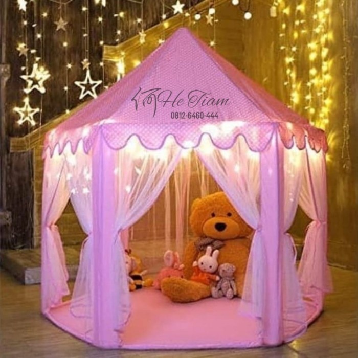 Mainan anak tenda castle jumbo tenda kastil princess