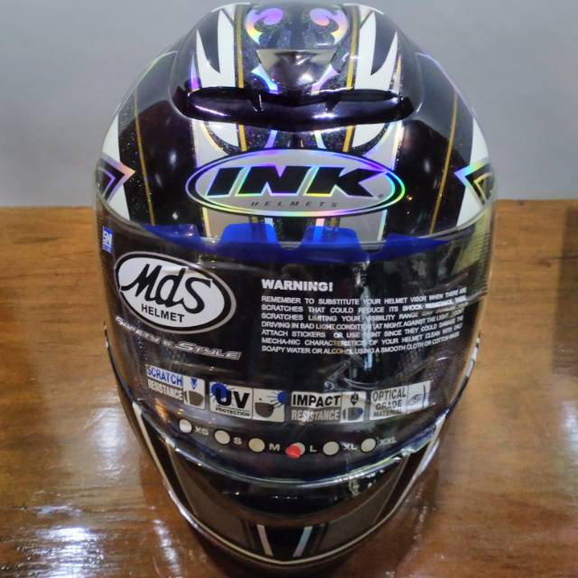 Helm Fullface INK Krypton not KYT LS2 AGV NHK Zeus KBC Arai Nolan
