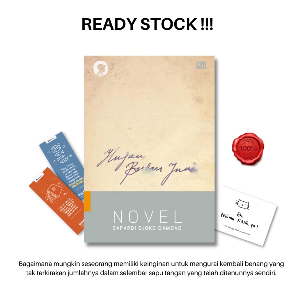 

Hujan Bulan Juni Sebuah Novel - Sapardi Djoko Damono