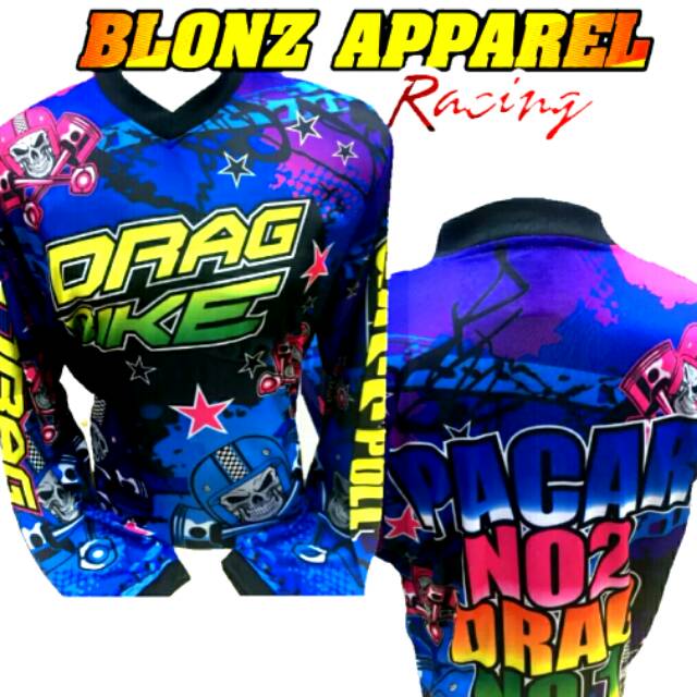 KAOS JERSEY RACING DRAG BIKE 01