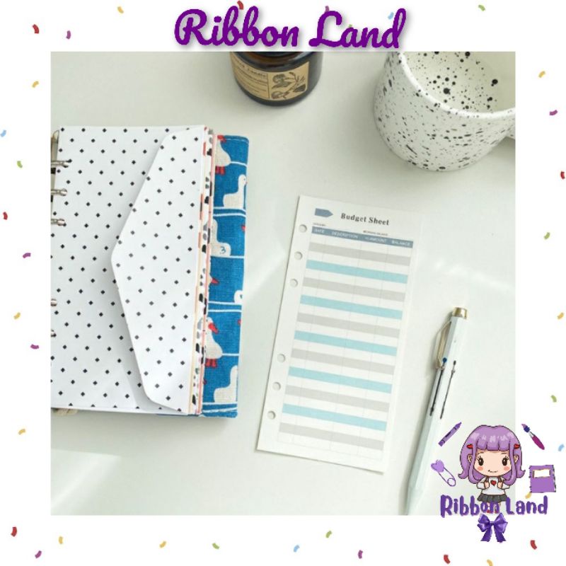 

Kertas Binder A6 Budget Sheet dan Amplop