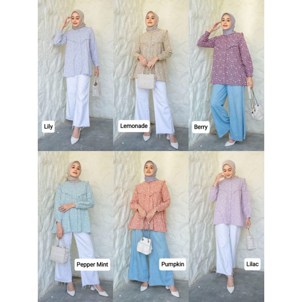 KAMILA WARDROBE - KILLA TOP / KEMEJA WANITA / ATASAN WANITA / BLOUSE WANITA