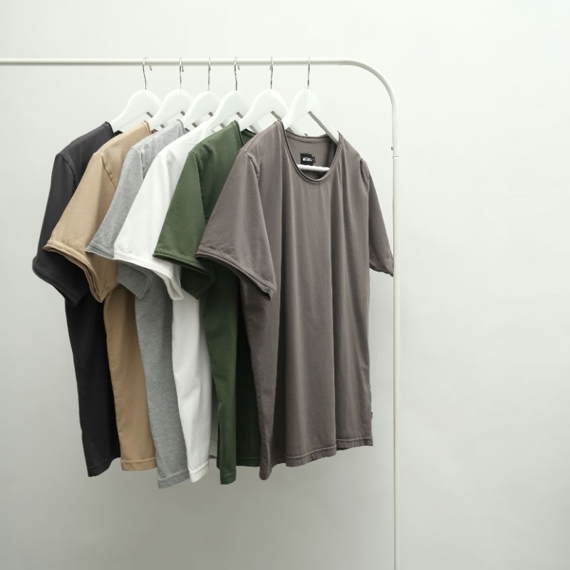 Kaos Polos - Basic Tshirt Unfinished Tee