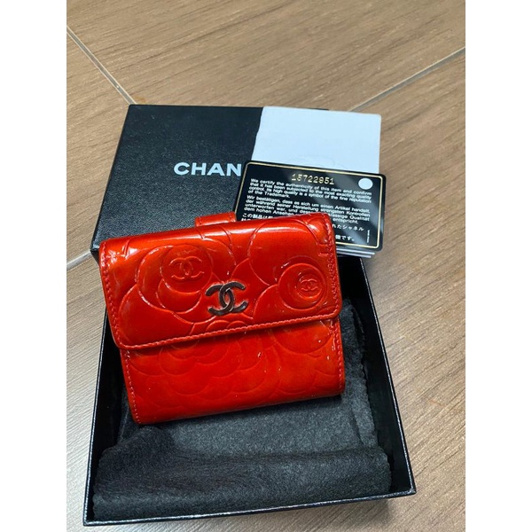 dompet wallet Chanel camelia preloved