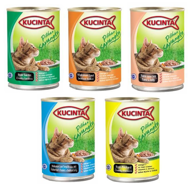 kucinta Makanan kucing cat food 400gr | Shopee Indonesia