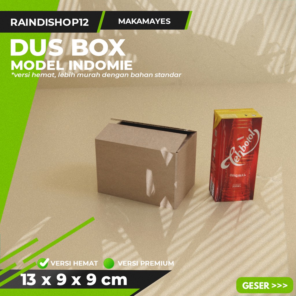 

BOX 13 X 9 X 9 CM KARDUS KOTAK KEMASAN PACKAGING KADO POLOS