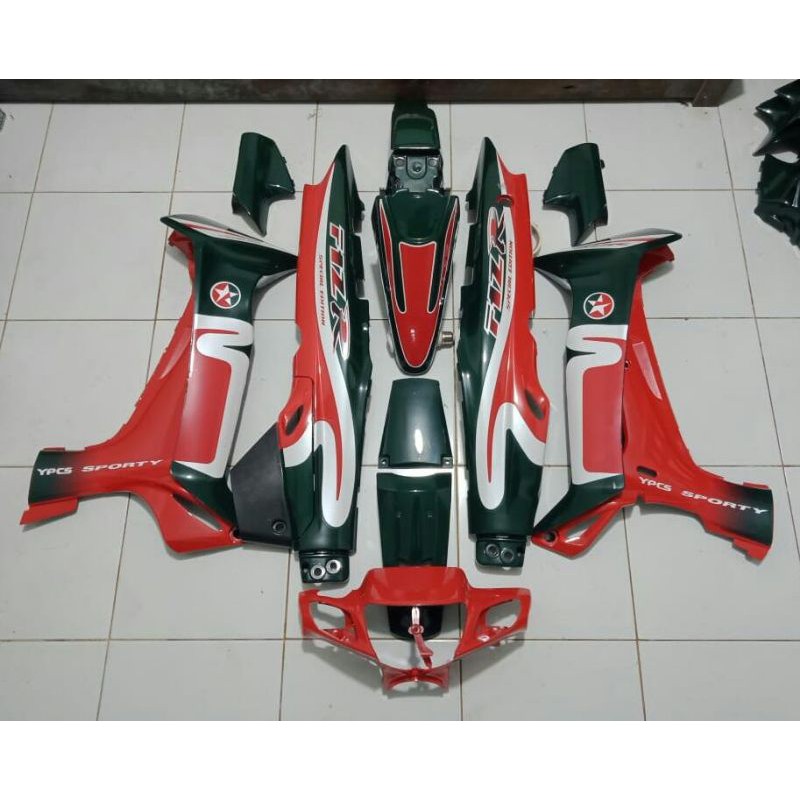 Body set bodi f1zr fizr fiz r Caltex hijau