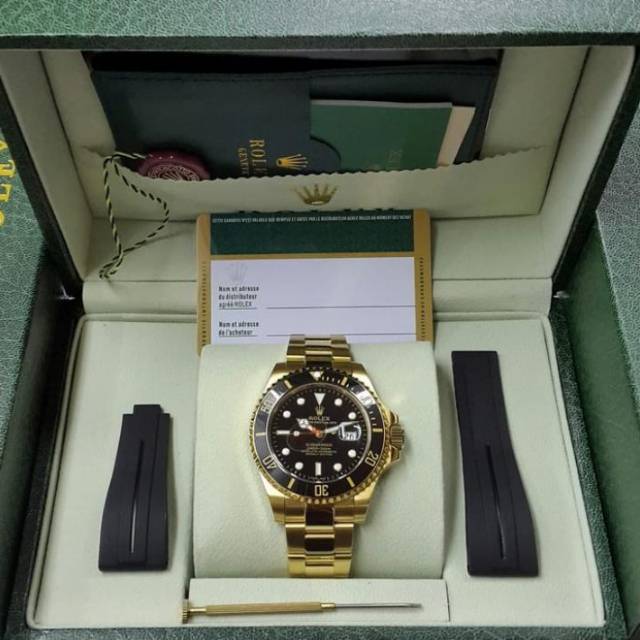 Jam Pria Rolex Submariner S.Steel Automatic Fullset Clone