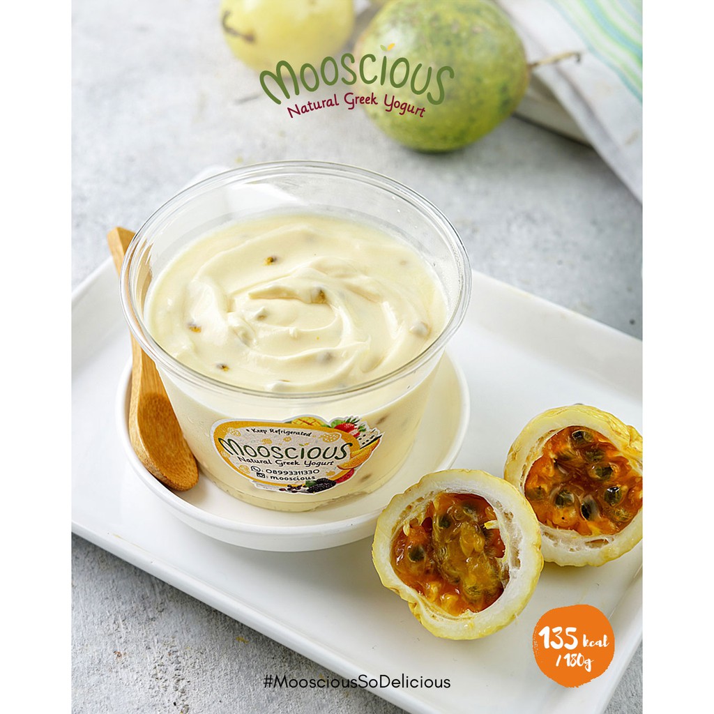 

Mooscious Natural Homemade Greek Yogurt Markisa 1 kg