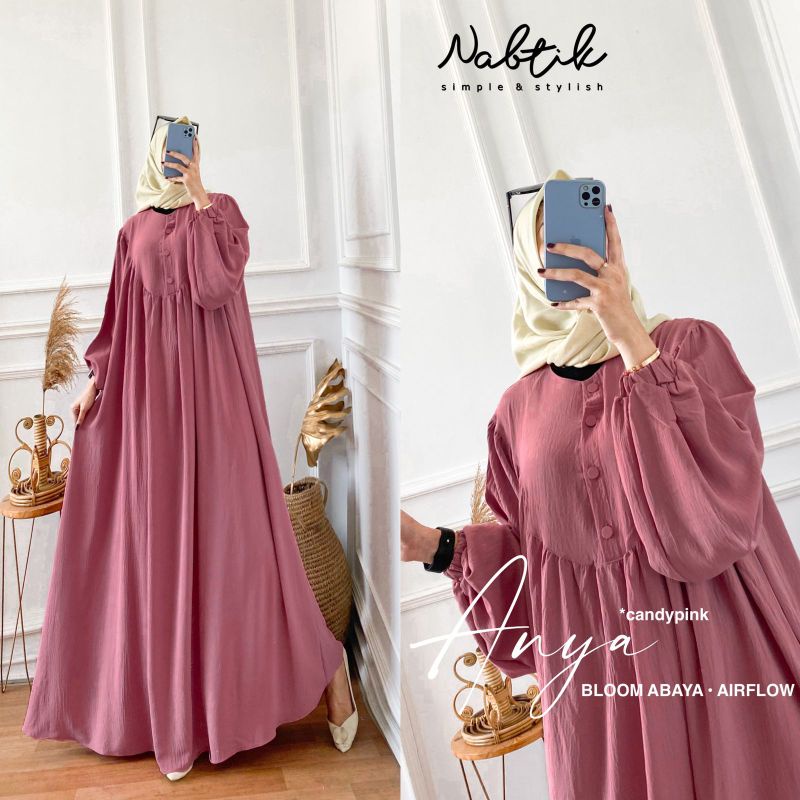 Anya Dress Gamis Ori Nabtik