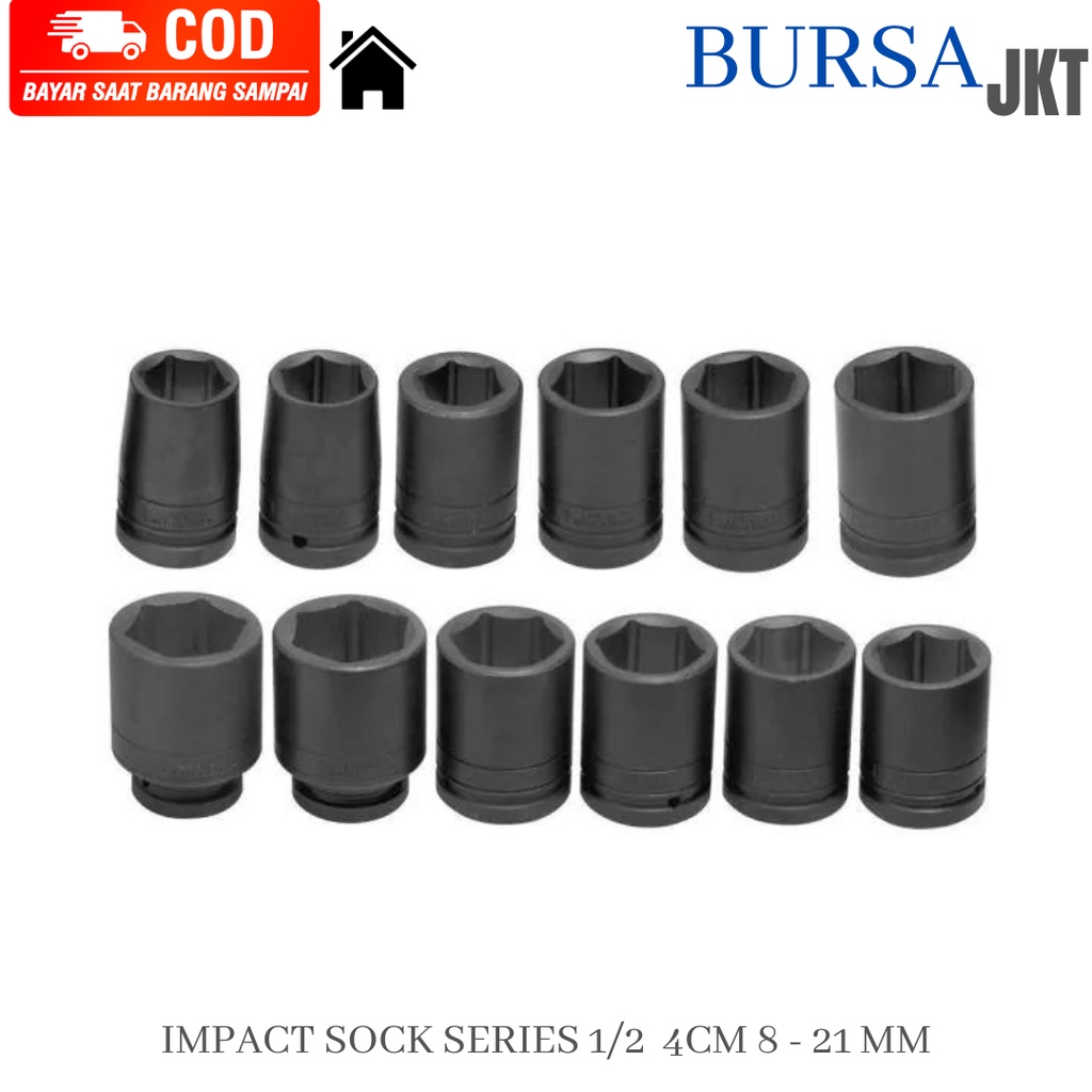 MATA SOCK SOK IMPACT KONEKTOR 1/2 DEEP WALL 4 CM 12 MM