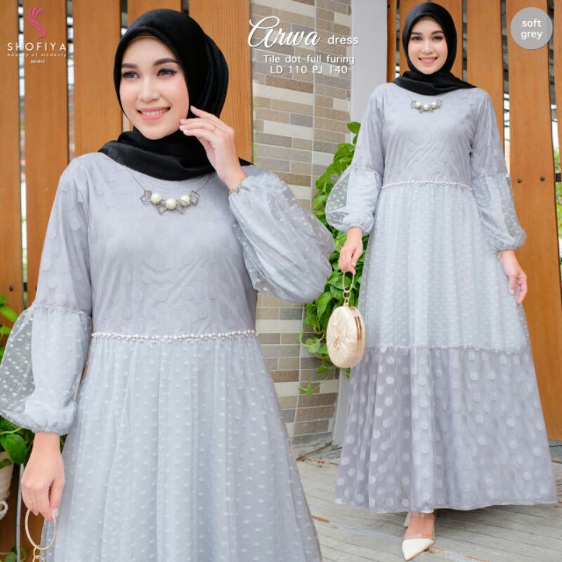 SARAH Maxi Dress Brokat Ori by Shofiya