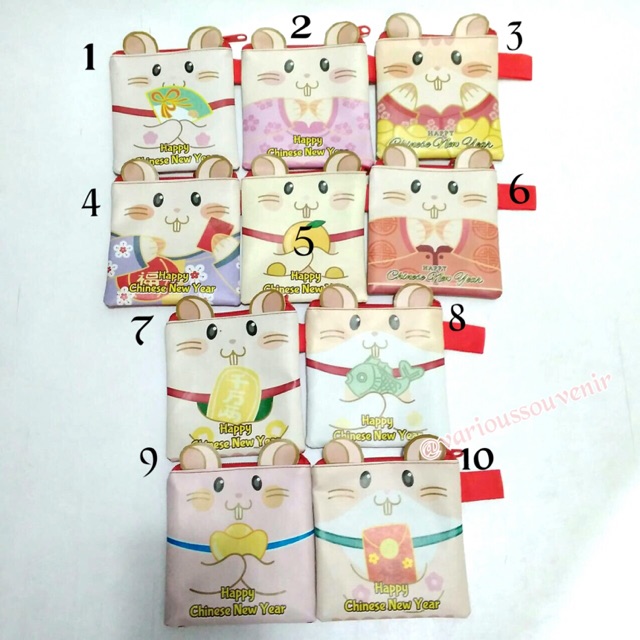 Dompet Angpao Imlek Rabbit Special Edition Mini Shio Kelinci Bunny Tahun 2023 Chinese New Year 3D Imlek Lucu 3D