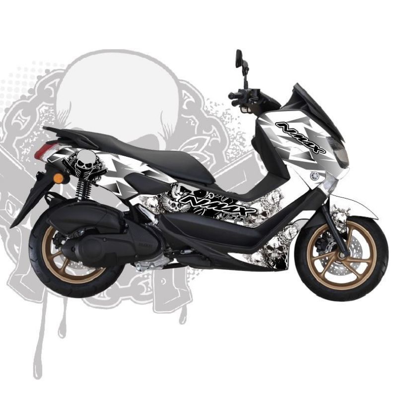 Decal motor nmax old full body Striping nmax 155 full motif variasi Sticker decal nmax old 155